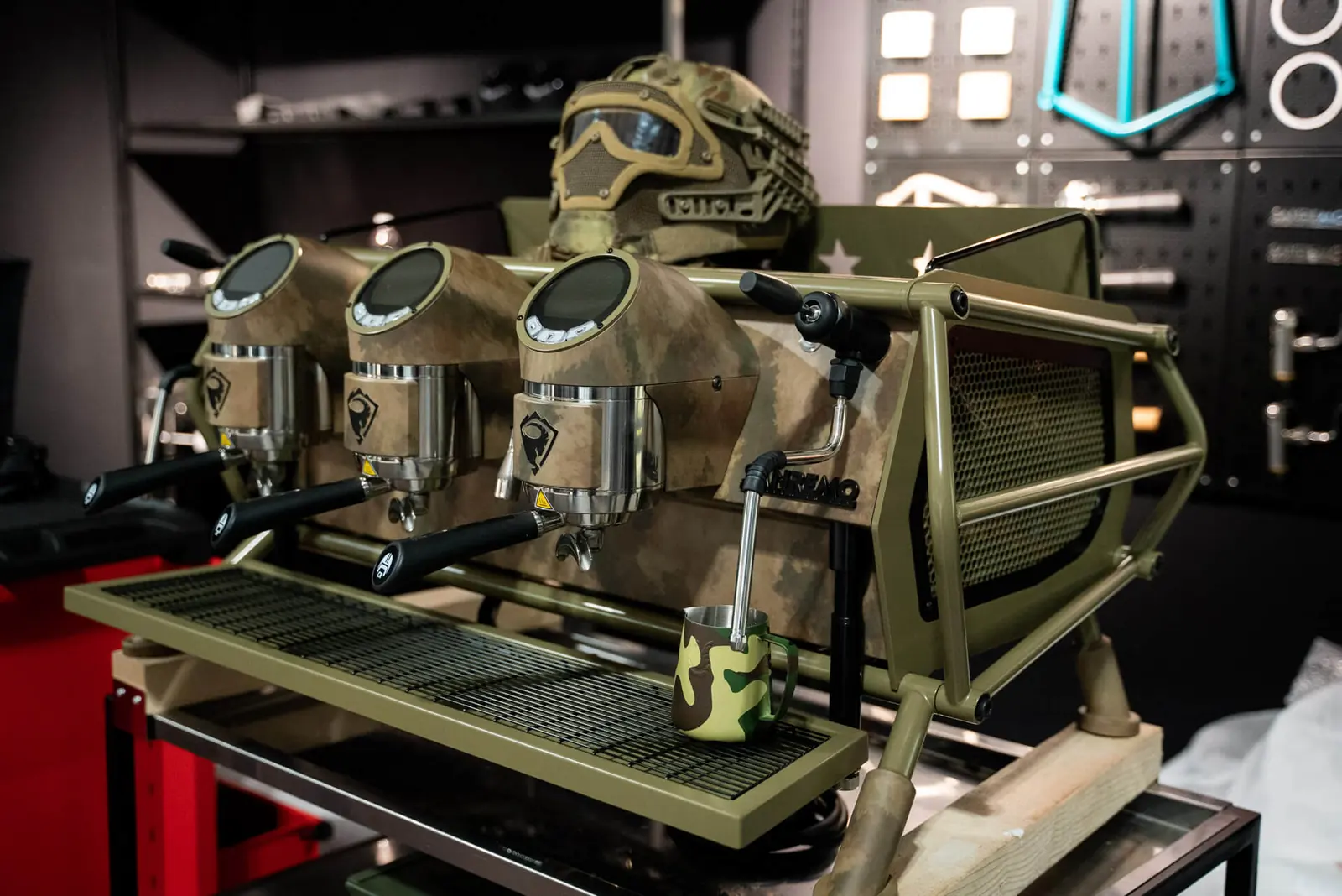 Green custom Sanremo Café Racer