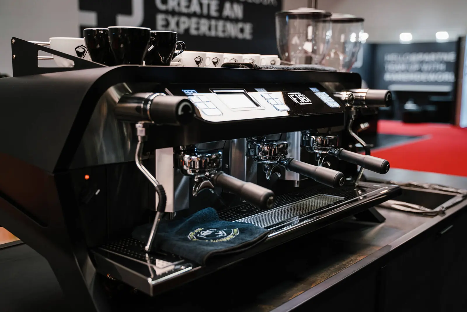 Groups and steam wands of the Sanremo F18