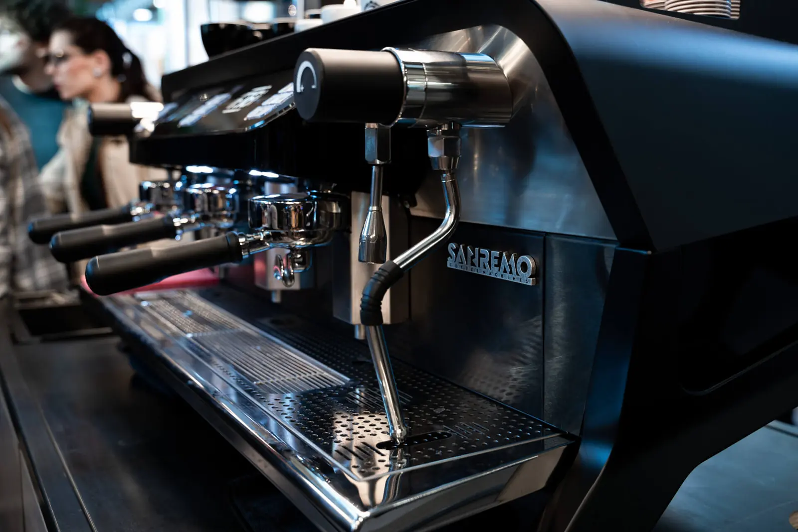 Sanremo F18 steam wands close up