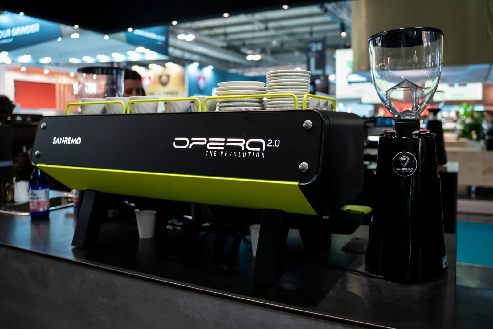 Sanremo Opera 2.0 w kolorze limonkowym z młynkami