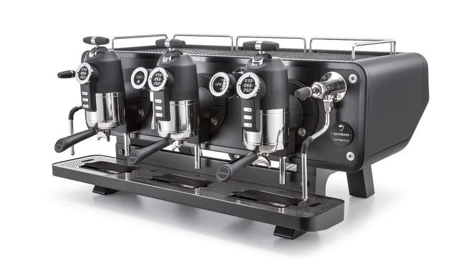 Sanremo Opera 2.0 Black, ekspres kolbowy 3 grupy