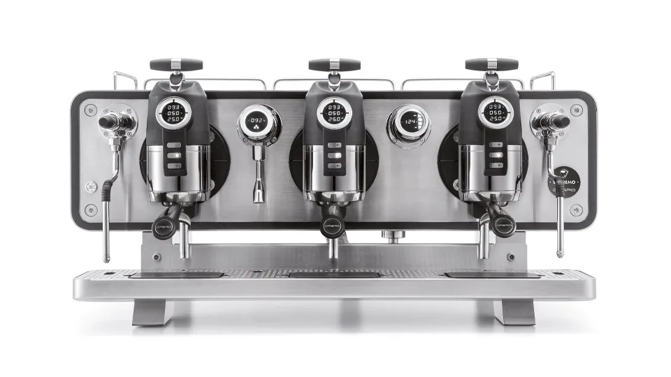 Sanremo Opera 2.0 Steel ze stali nierdzewnej, 3 grupy